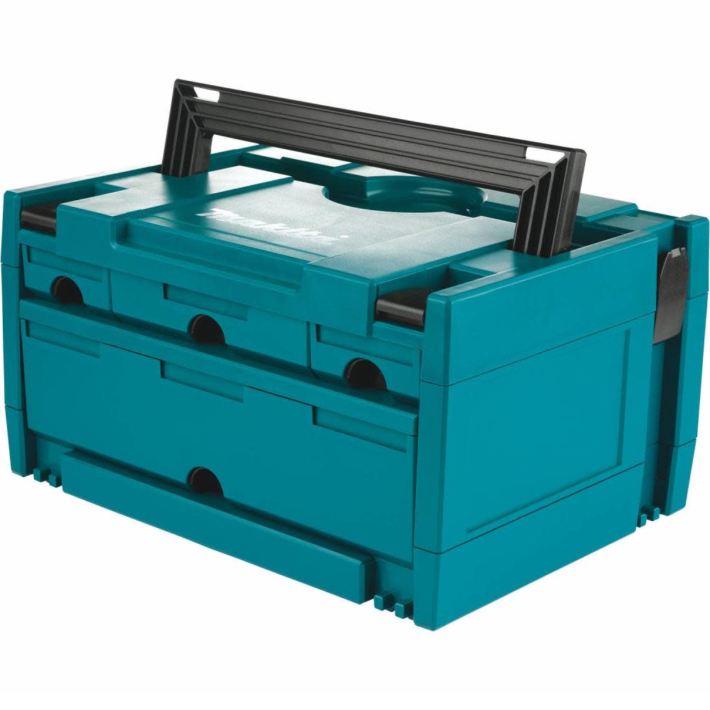 Makita MAKPAC 4 Drawer Interlocking Case 8 1/2″ x 15 1/2″ x 11 5/8″ - Flockneti