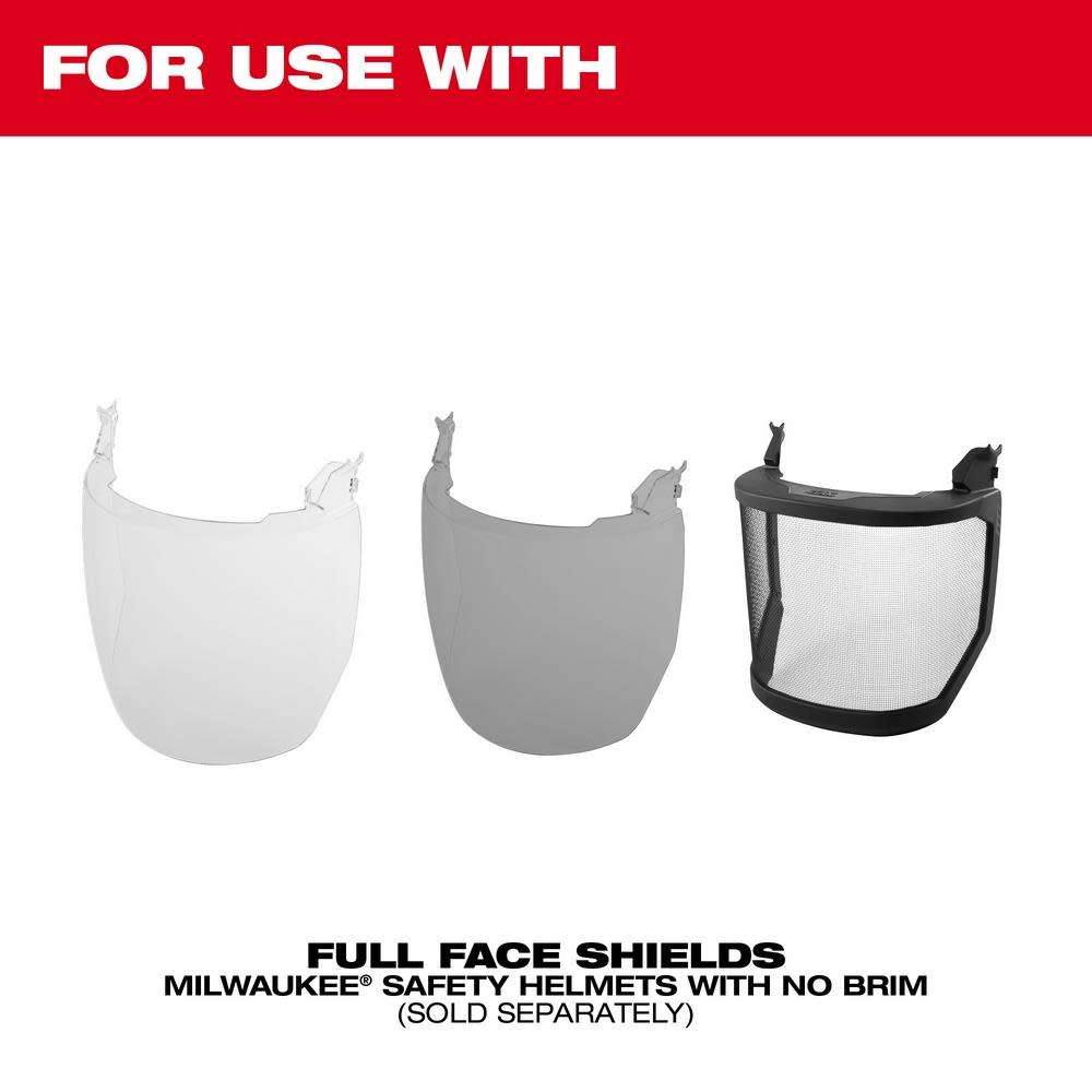 Milwaukee BOLT Full Face Shield Mount Replacement No Brim Helmet Only - Flockneti