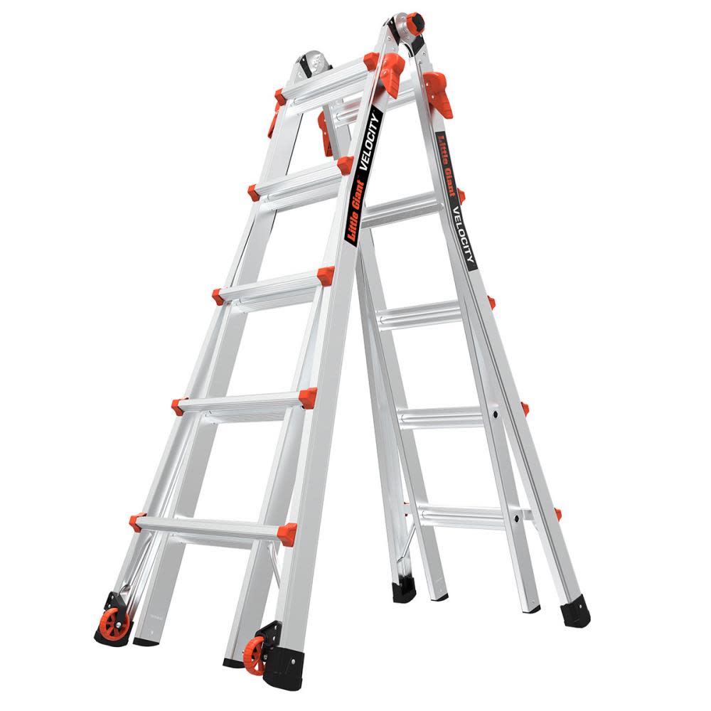 Little Giant Safety Velocity Model 22 300 lb Rated Type-1A Multi-Use Ladder - Flockneti