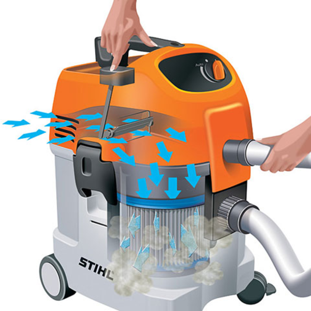 Stihl SE 122 Universal 7.9 Gallon Wet/Dry Vacuum - Flockneti