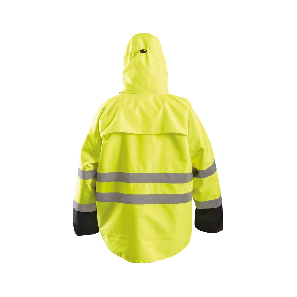 Occunomix Hi-Vis Yellow Rip Stop Fleece Barka Jacket 5X - Flockneti