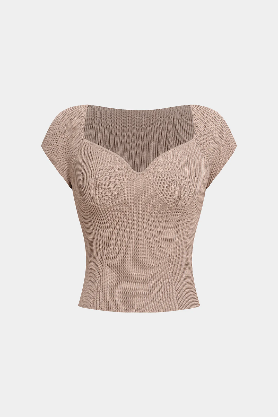 Knit Basic Short-Sleeve Top - Flockneti