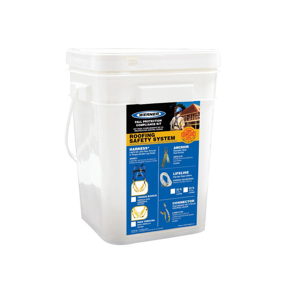 Werner K112201 Roofing Bucket Compliance Kit - Flockneti