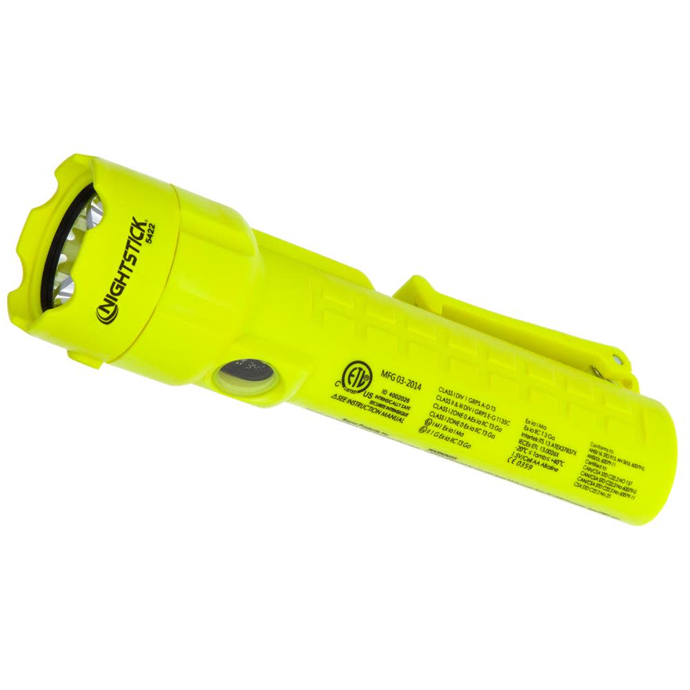 Nightstick XPP-5422G Intrinsically Safe Polymer LED Dual-Light – 3 AA - Flockneti