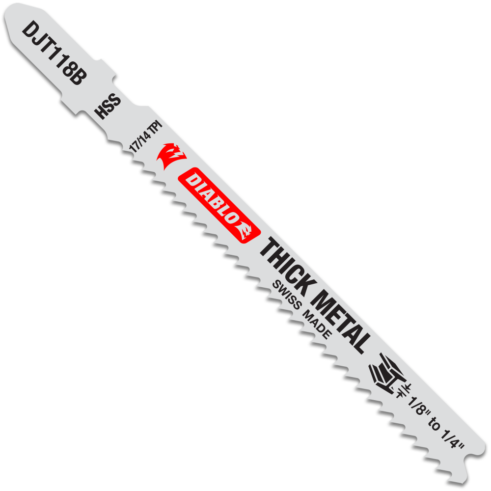 Diablo Tools 3-5/8″ High Speed Steel T-Shank Jig Saw Blade Thick Metal - Flockneti