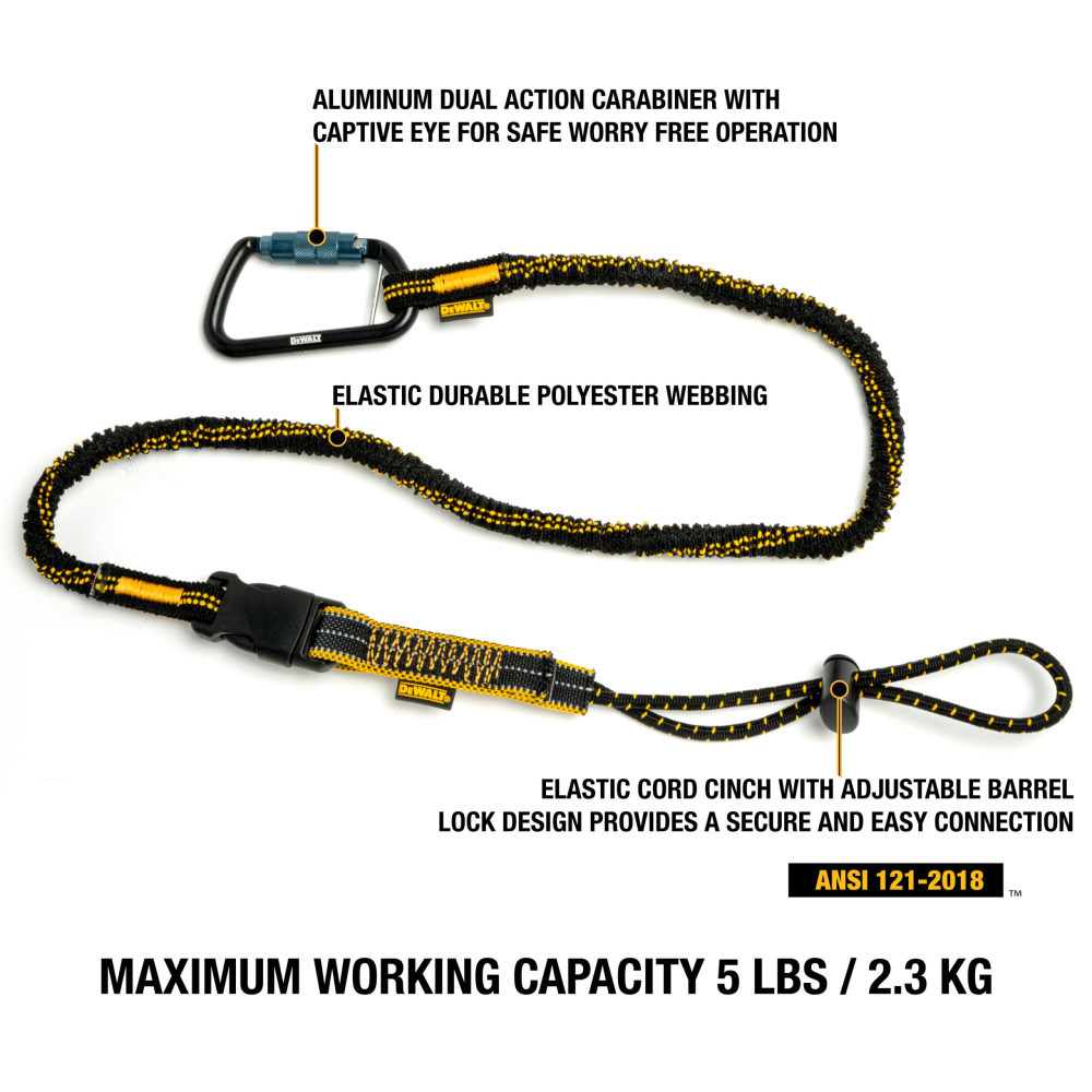 DEWALT Quick Connect Tool Lanyard 5 lb - Flockneti