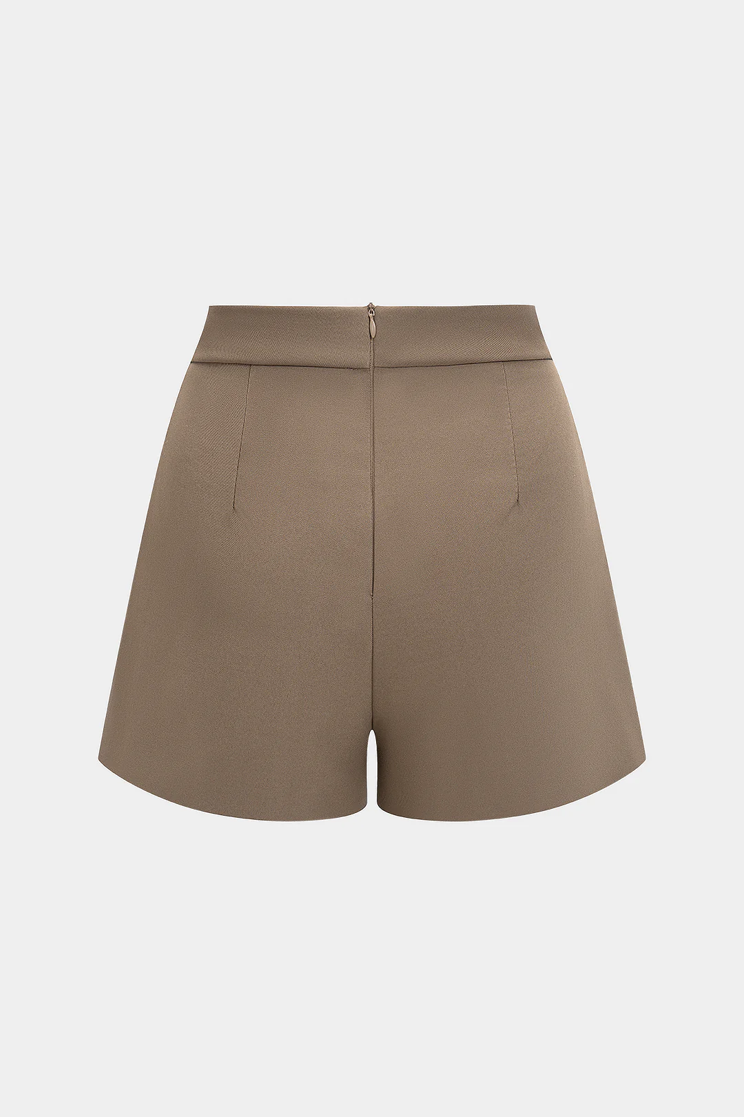 Chain Decor High Waist Shorts - Flockneti