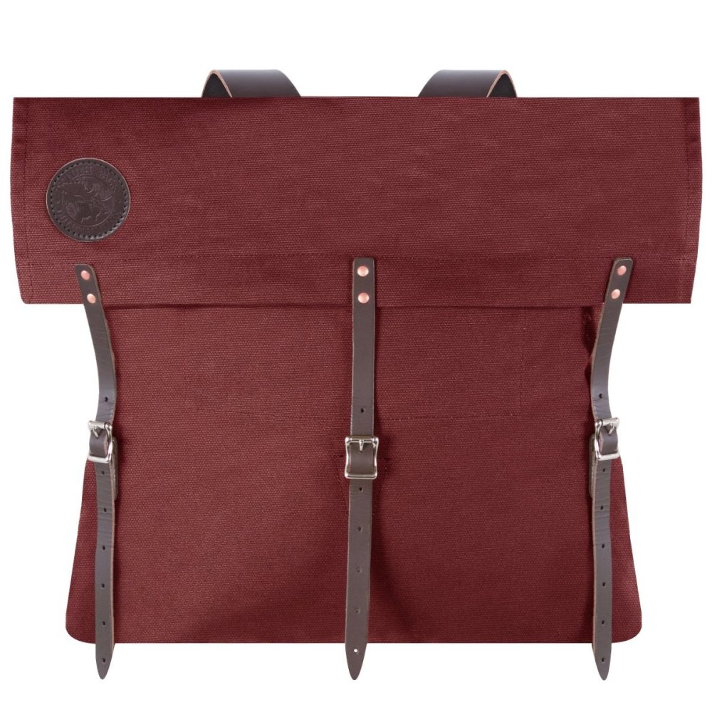 Duluth Pack 60 Liter Capacity Burgundy Canvas #3 Original Backpack - Flockneti