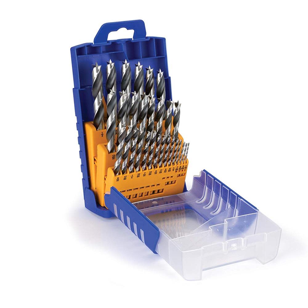 Fisch Chrome Vanadium Wood Twist Drill 29-Piece Set - Flockneti