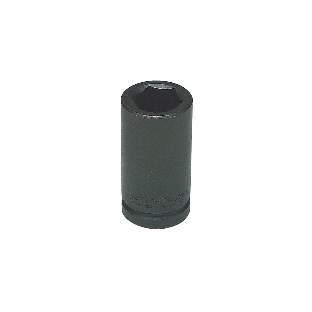 Wright Tool 3/4 In. Drive x 1-5/8 In. Nominal Size 6 Point Deep Impact Socket - Flockneti