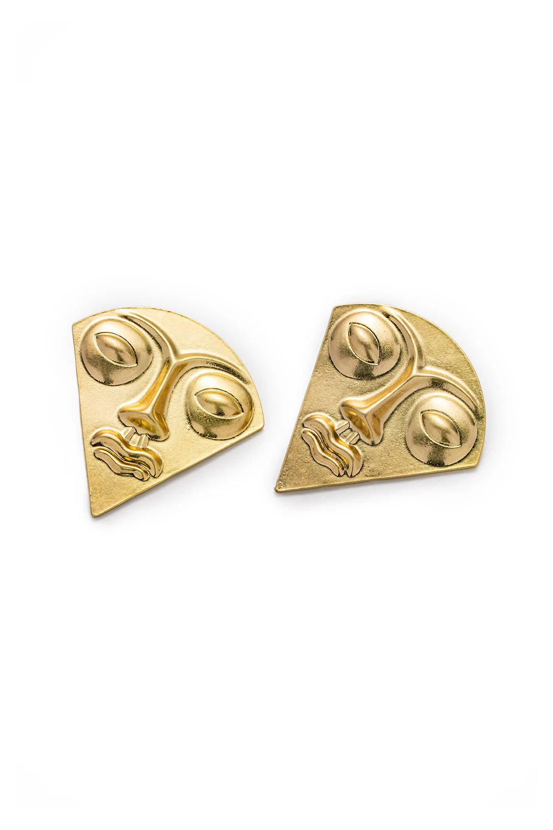Metal Triangle Shape Earrings - Flockneti
