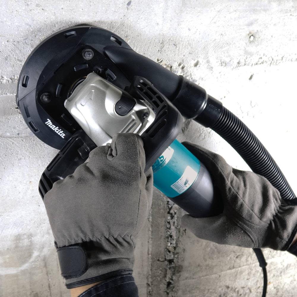Makita 5″ Concrete Planer with Dust Extraction Shroud & Diamond Cup Wheel - Flockneti