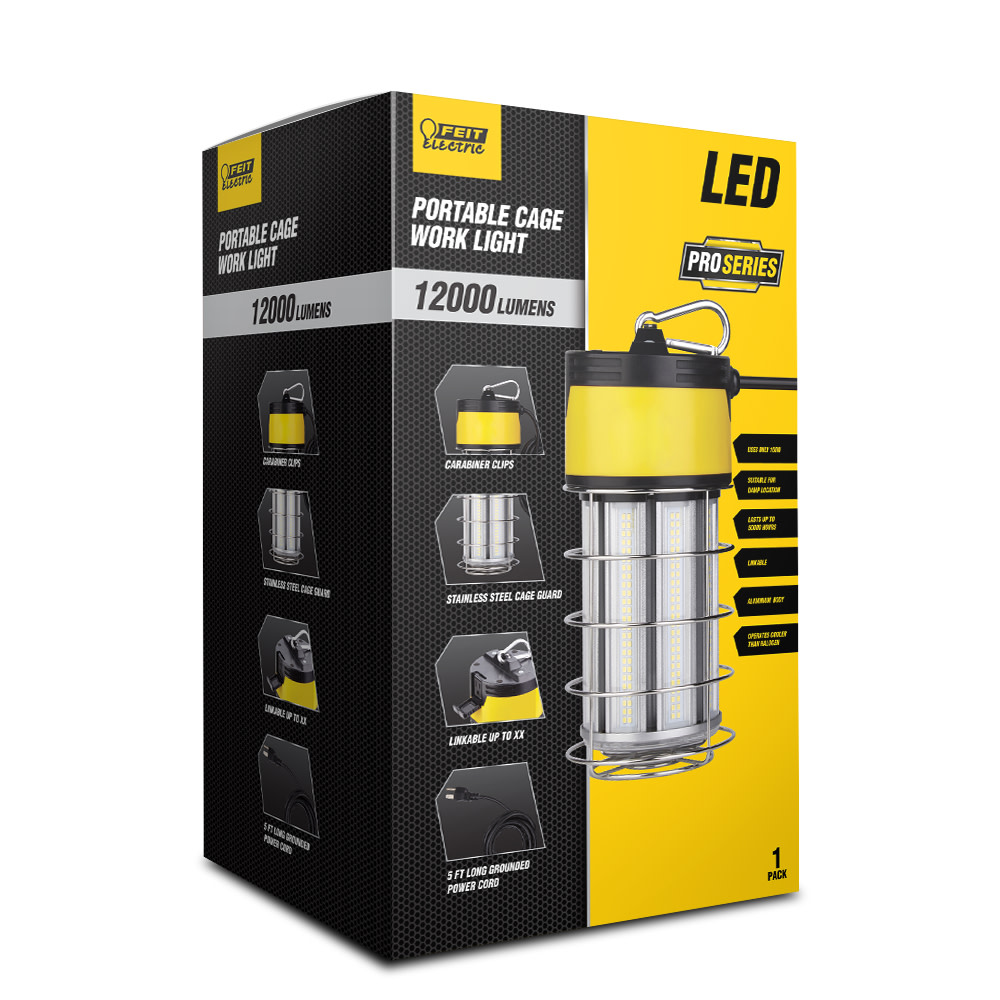 Feit Electric 100W 12000 Lumens Plug-In LED Lantern Worklight - Flockneti