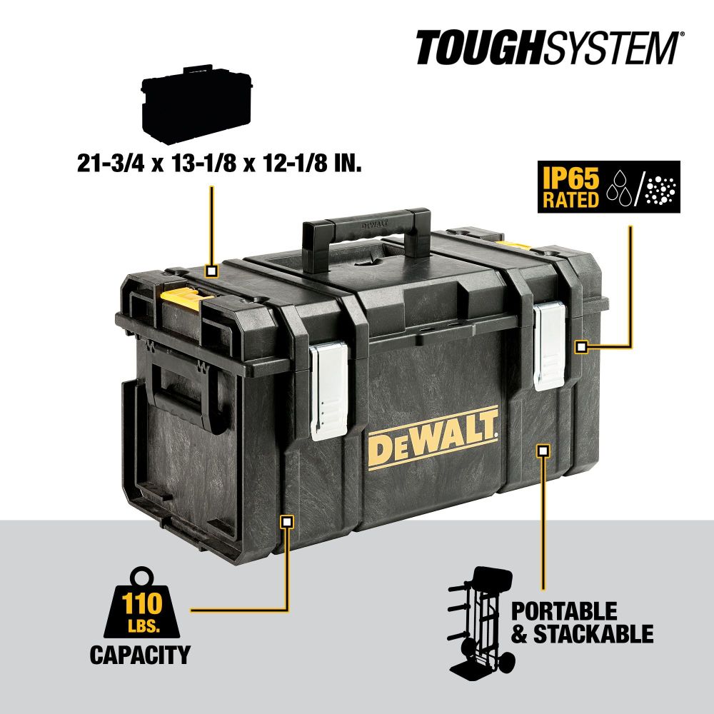 DEWALT Tough System DS300H Medium Tool Box - Flockneti