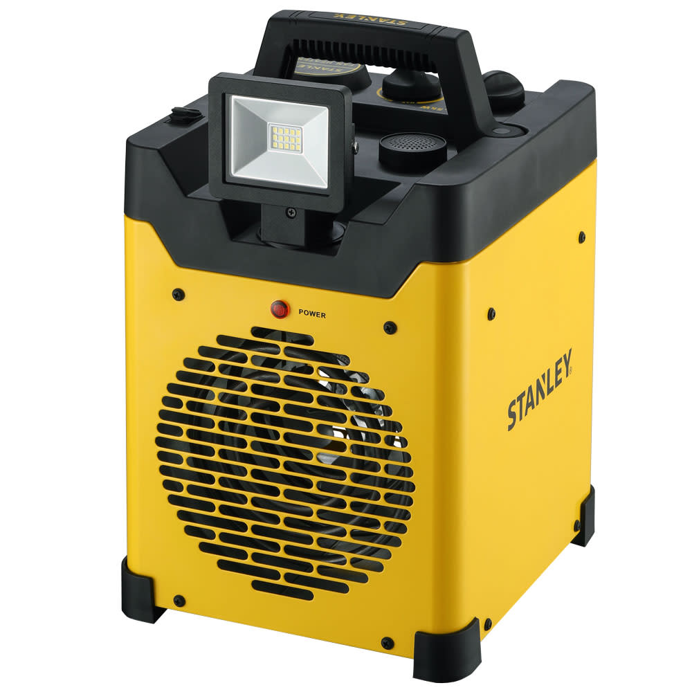 Stanley 1500W Heavy Duty Portable Heater with Light and USB - Flockneti