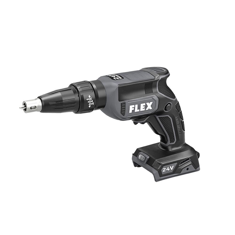 FLEX 24V Drywall Screw Gun With Magazine Attachment Bare Tool - Flockneti