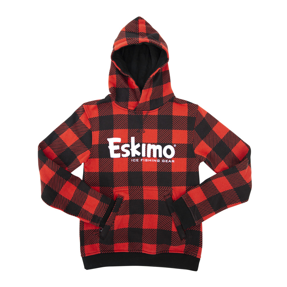Eskimo Buffalo Plaid Cotton Hoodie Smallmall Youth - Flockneti