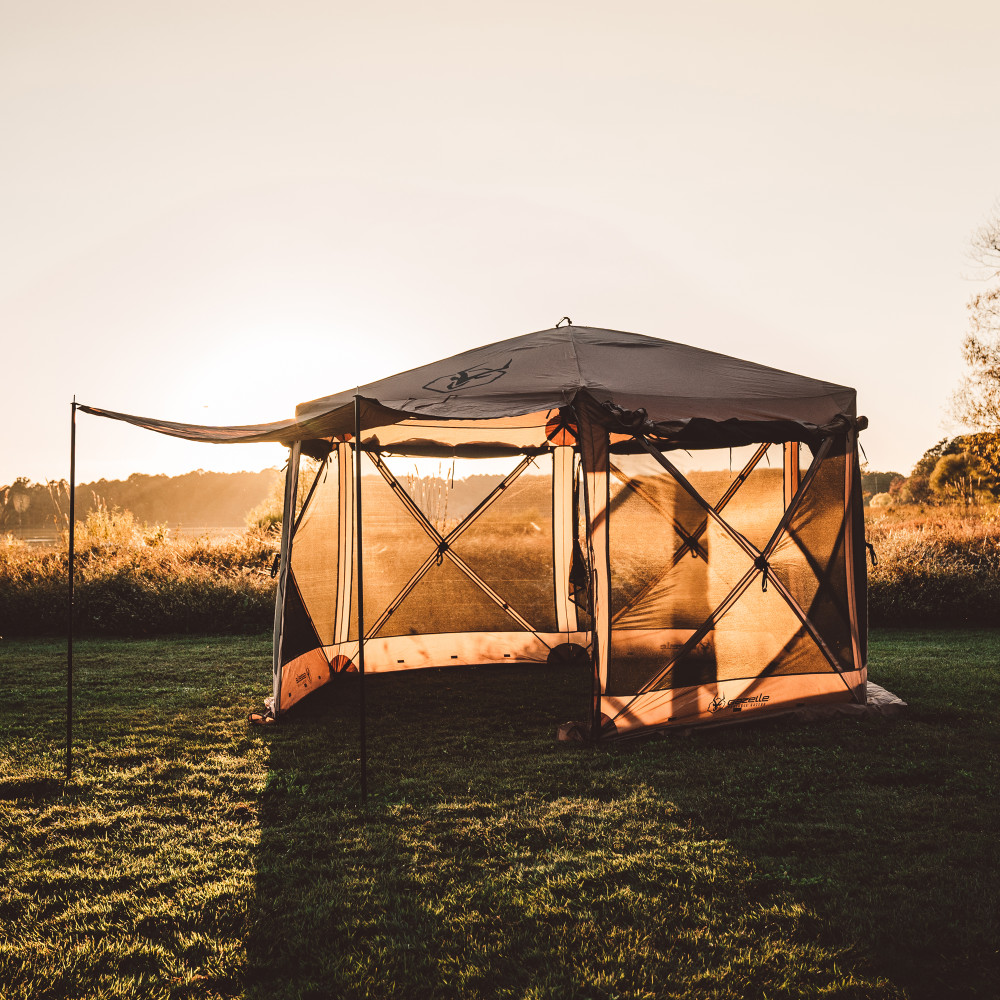 Gazelle G6 Gazebo Deluxe 6 Sides 92sqft - Flockneti