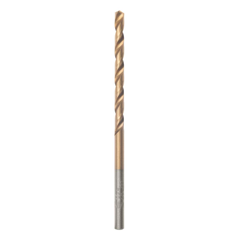 Irwin Twist Drill Bit 1/2 Titanium Nitride Coating JL 135 Degree CARDED - Flockneti
