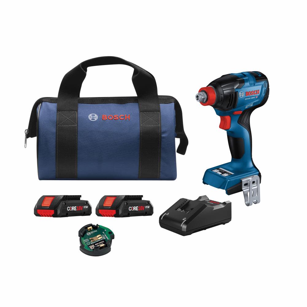 Bosch 18V Freak 1/4″ & 1/2″ Impact Driver Kit - Flockneti