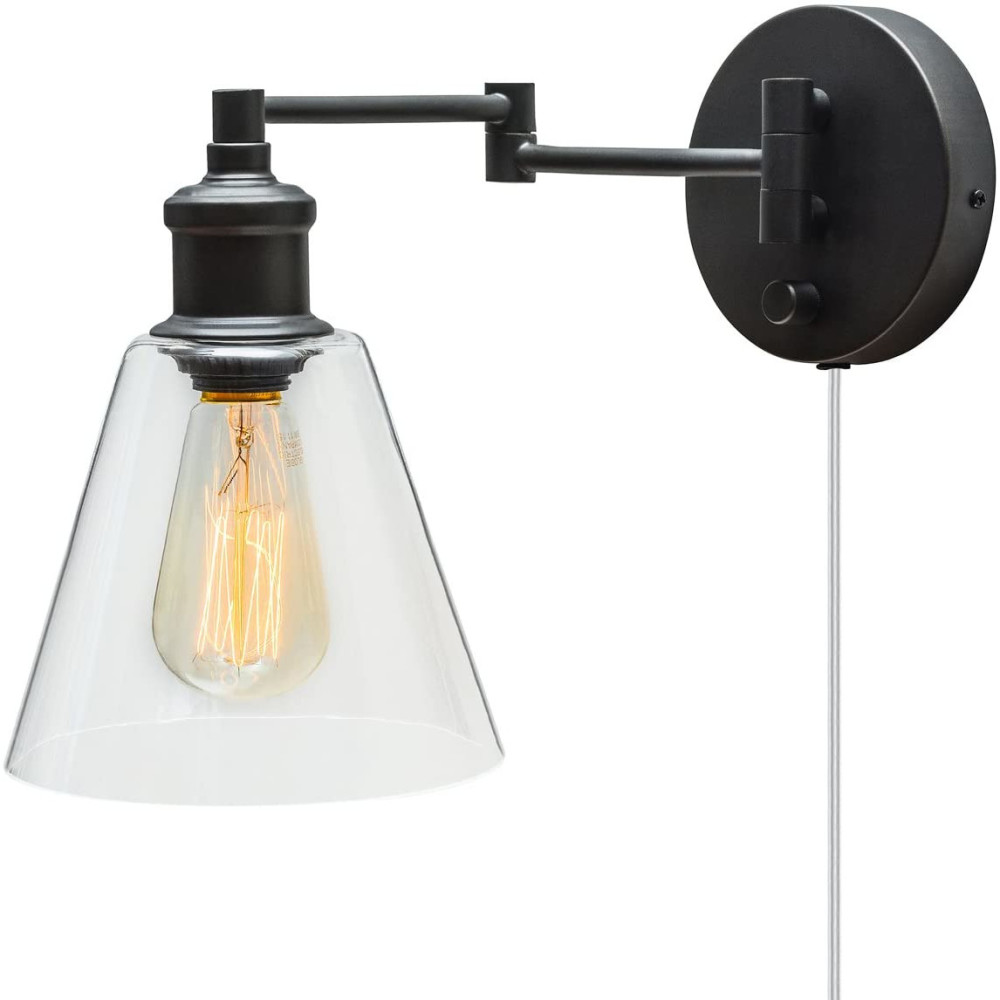 Globe Electric Leclair Vintage Wall Sconce Bronze 60W E26 1 Light - Flockneti