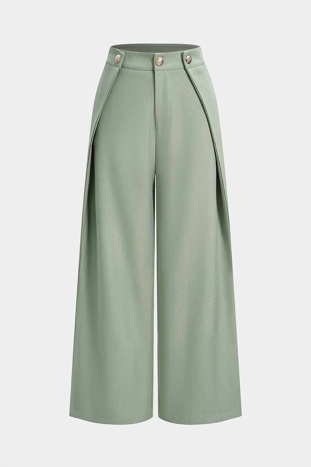Solid Straight Leg Pants - Flockneti