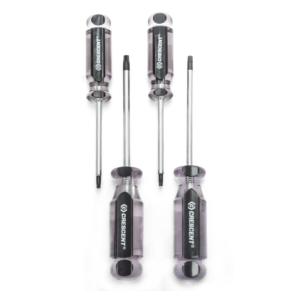 Crescent 4 pc. TORX Acetate Screwdriver Set - Flockneti