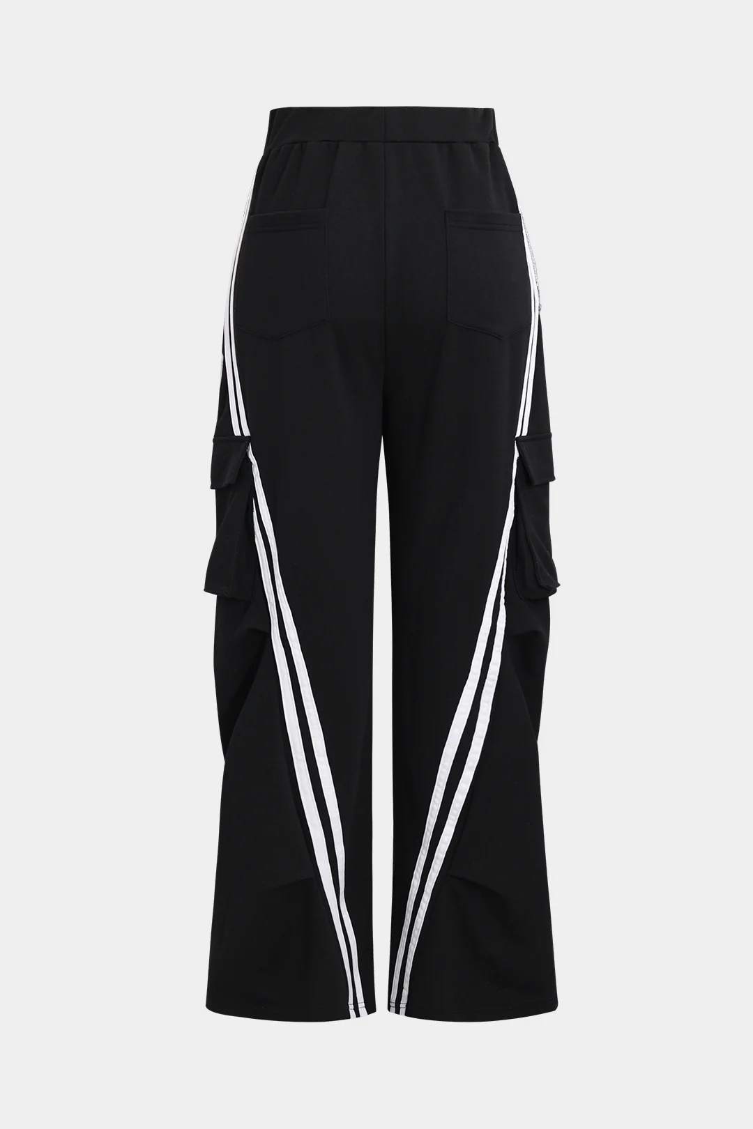 Denim Patchwork Pocket Trousers - Flockneti