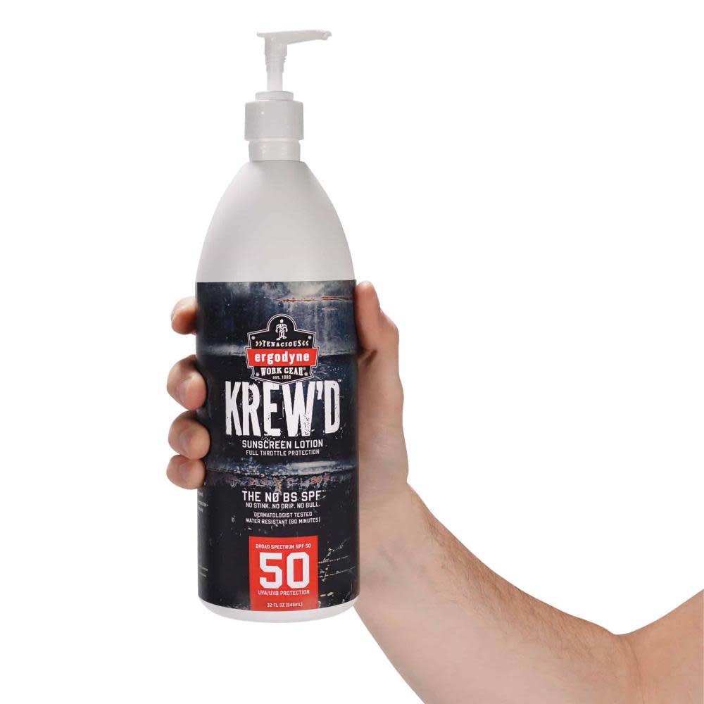Ergodyne SPF 50 Sunscreen Lotion Single 32oz Bottle - Flockneti