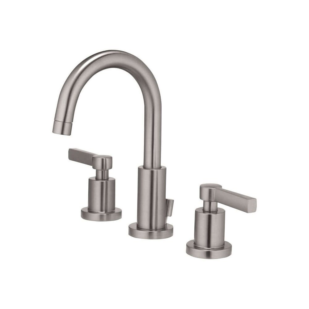 Oakbrook Bathroom Sink Faucet Two Handle Brushed Nickel - Flockneti