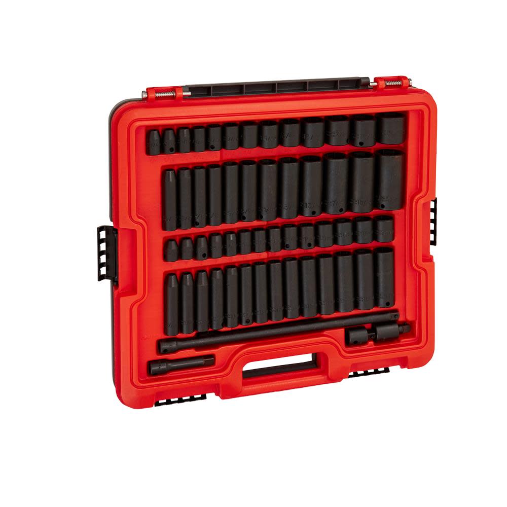 Proto Socket Set 3/8 DR 58pc SAE/MM IM SET - Flockneti