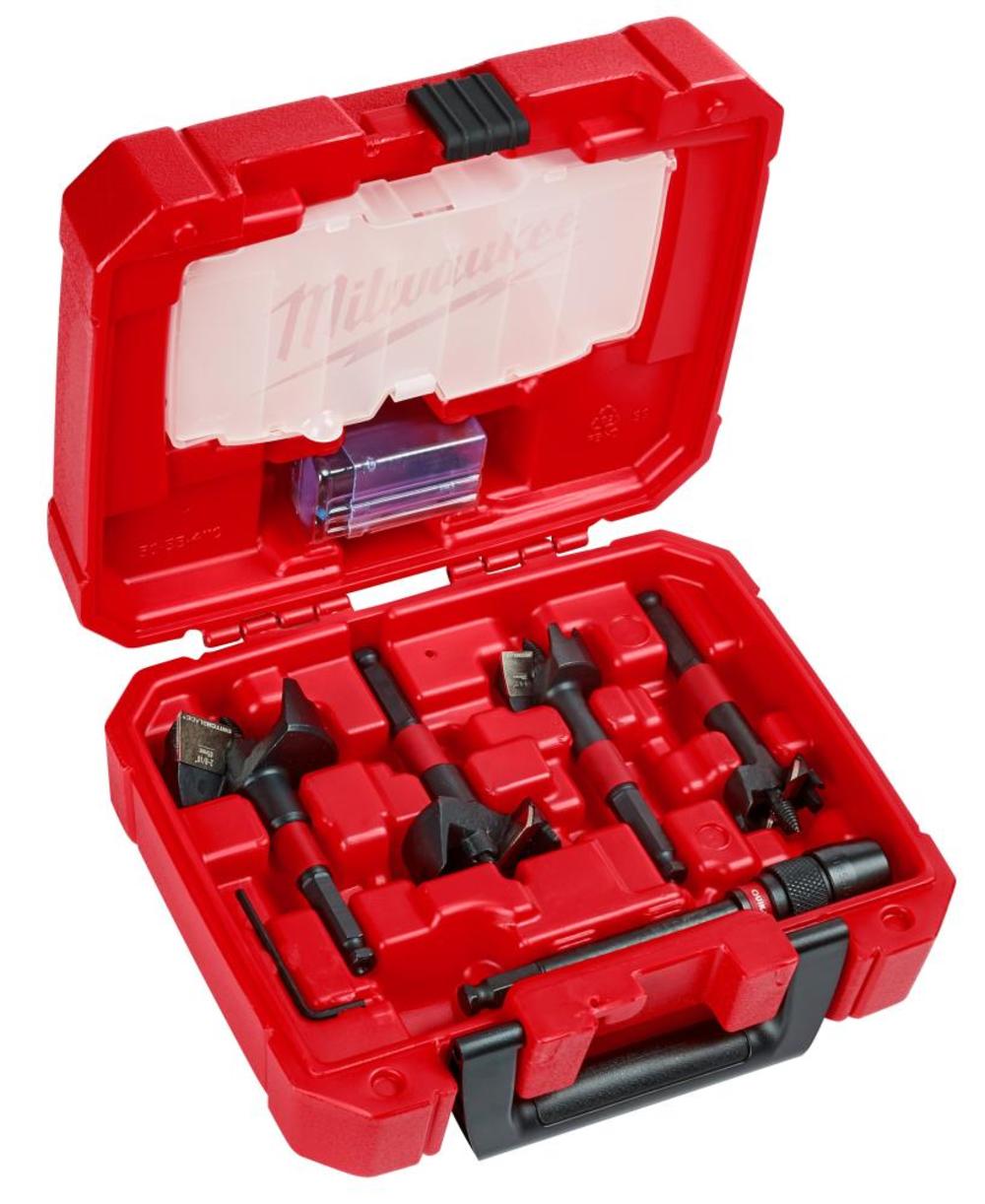 Milwaukee SWITCHBLADE Selfeed Bit Plumber’s Kit 5PC - Flockneti