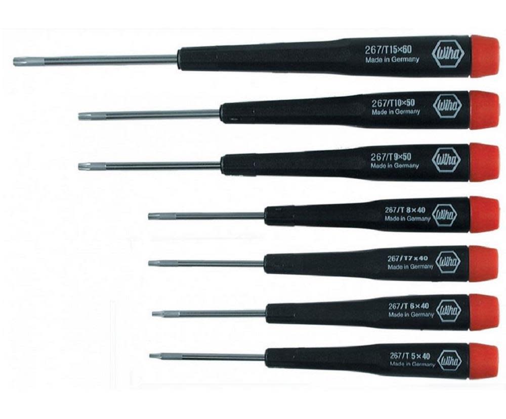 Wiha Precision Torx Screwdriver 7 piece Set - Flockneti