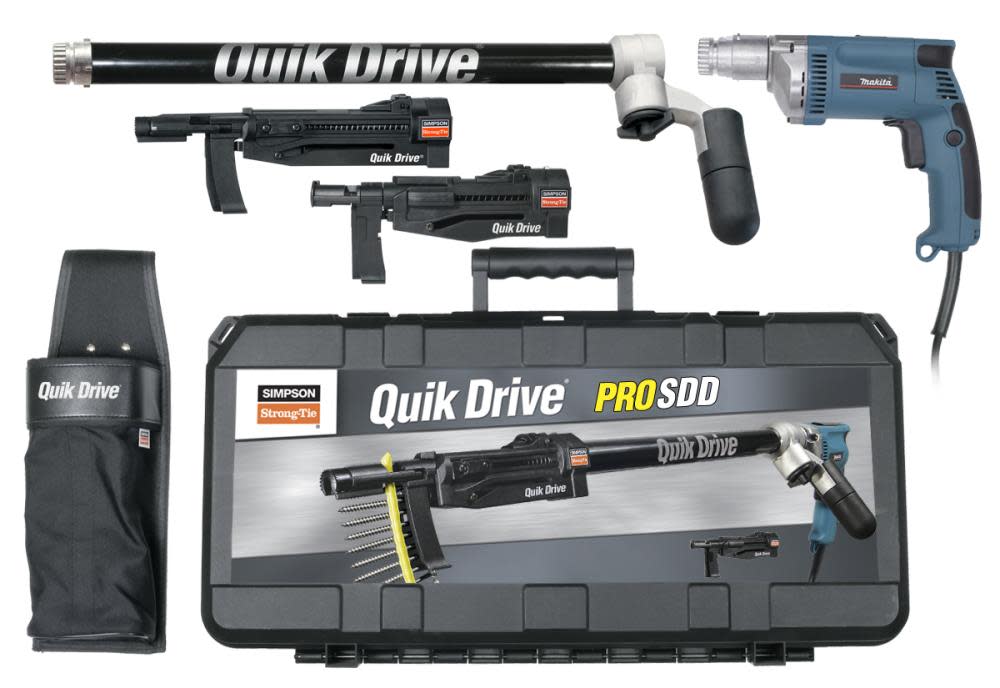 Quikdrive 1 to 3″ Fastening System with Makita Screwdriver Motor - Flockneti