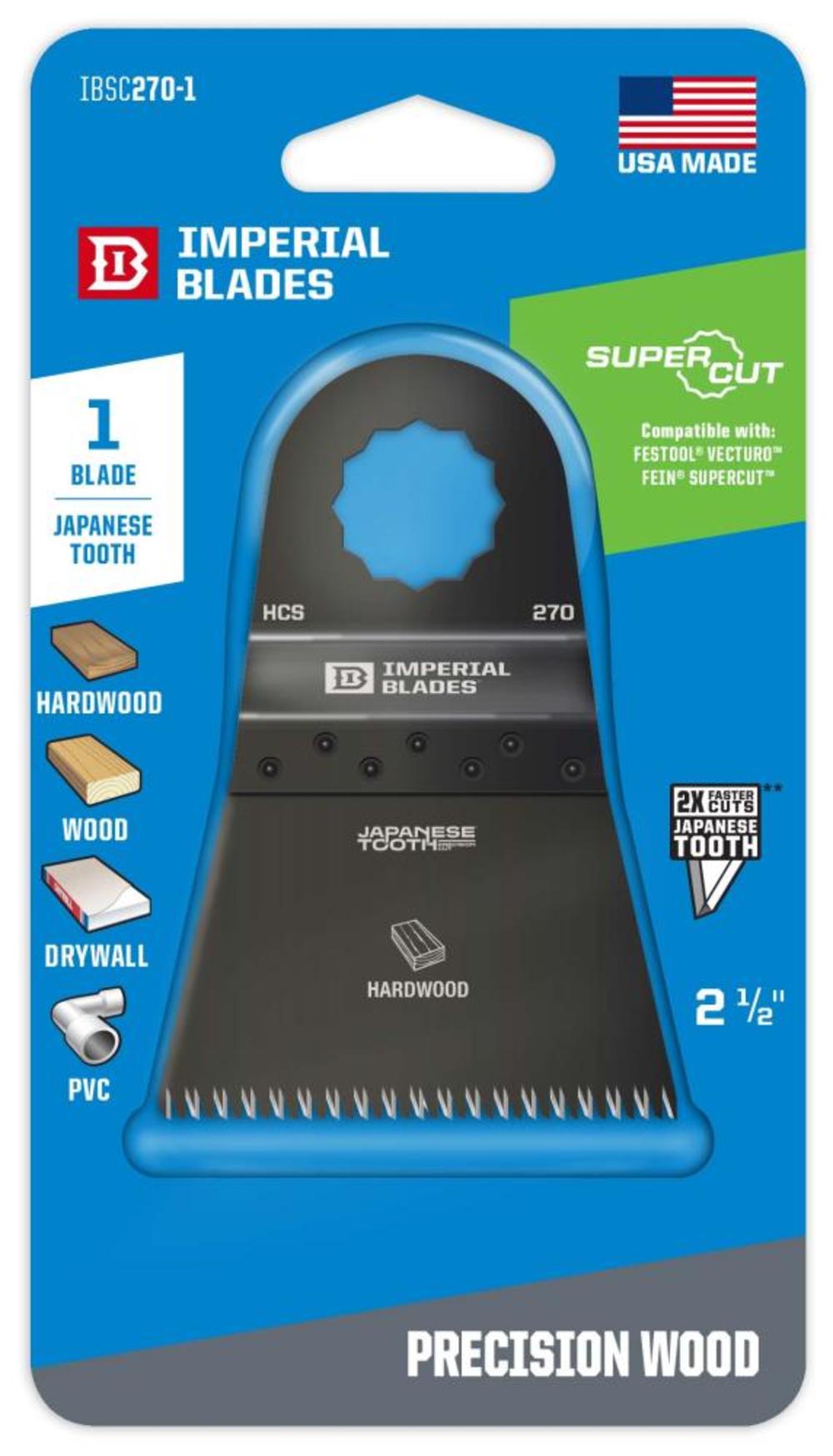 Imperial Blades SuperCut 2 1/2″ Hardwood Blade 25pc - Flockneti