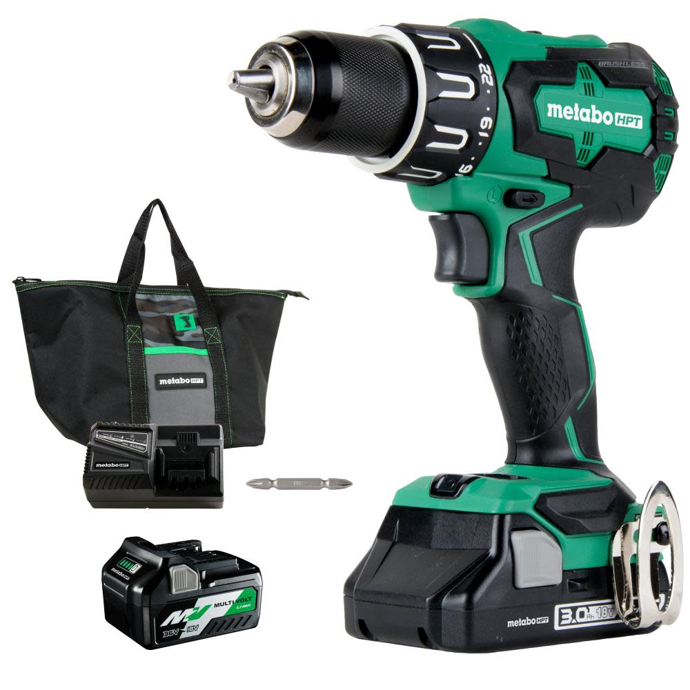 Metabo HPT 18V Brushless Hammer Drill - Flockneti