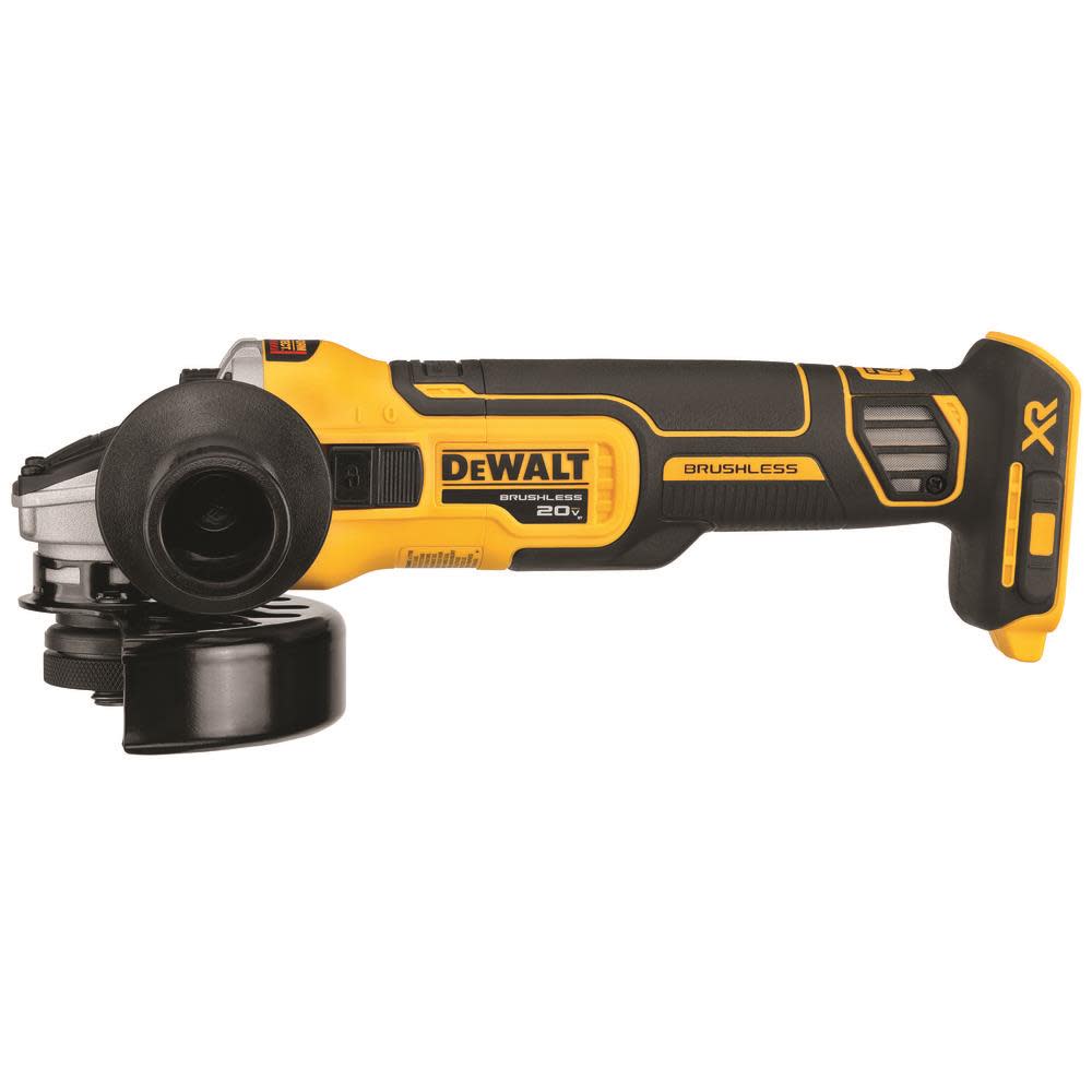 DEWALT 20V MAX XR 4.5″ Angle Grinder with Kickback Brake Bare Tool - Flockneti