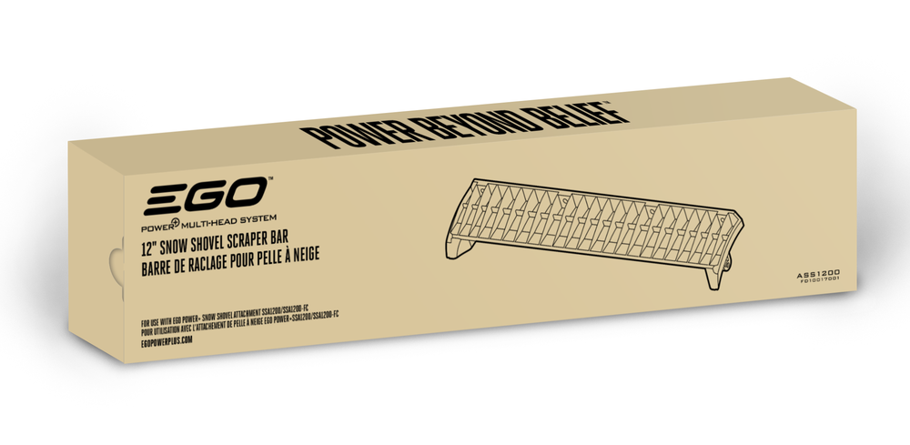 EGO 12 Snow Shovel Scraper Bar - Flockneti