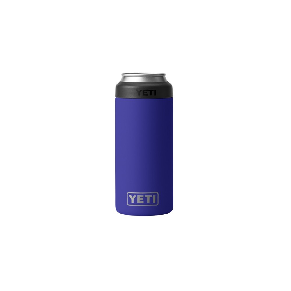 Yeti Rambler 12oz Colster Slim Can Insulator Offshore Blue - Flockneti