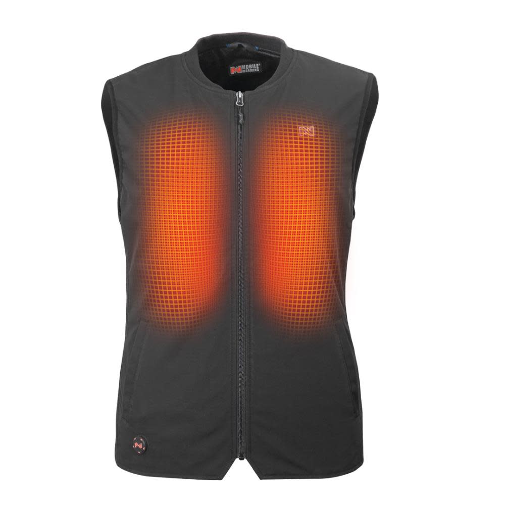 Mobile Warming Peak Heated Vest 7.4 Volt Black Mens 3XL - Flockneti