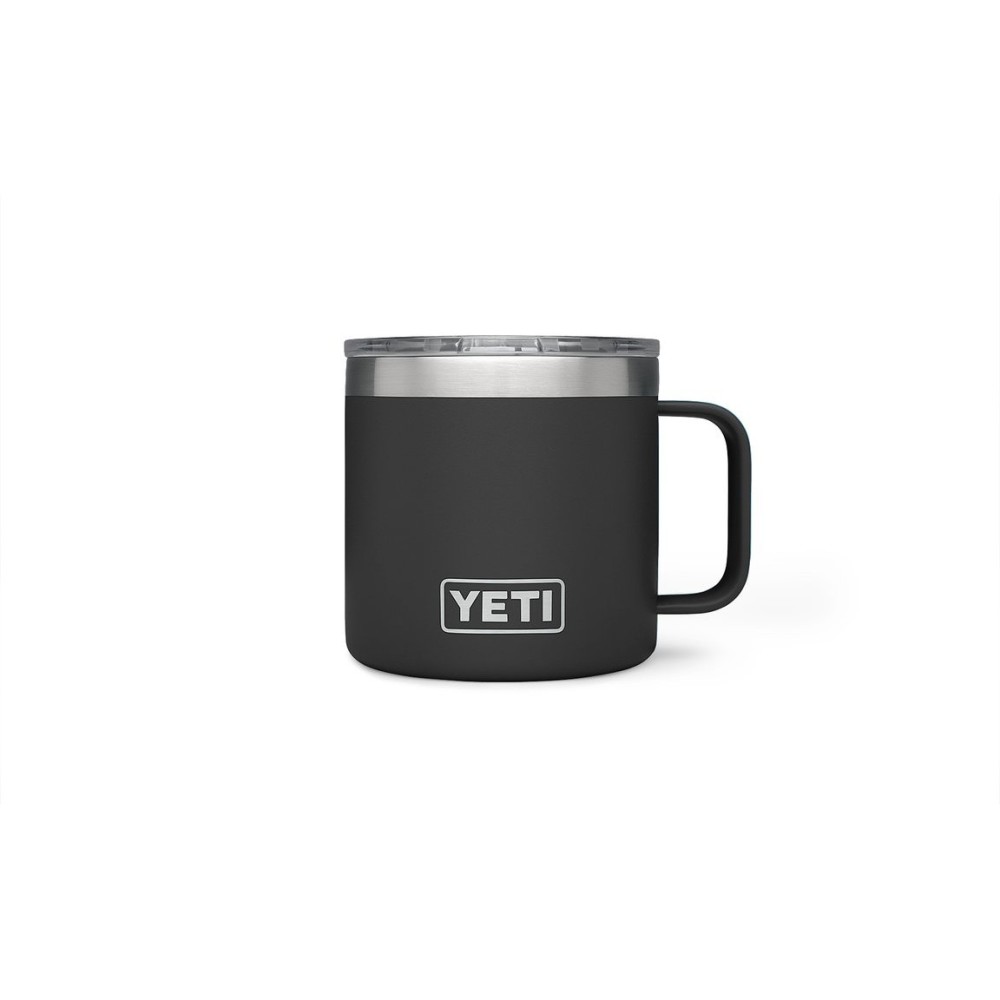 Yeti Rambler Mug with MagSlider Lid 14oz Black - Flockneti