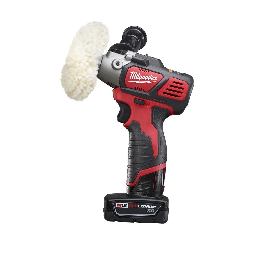 Milwaukee M12 12V Variable Speed Polisher/Sander XC/Compact Battery Kit - Flockneti