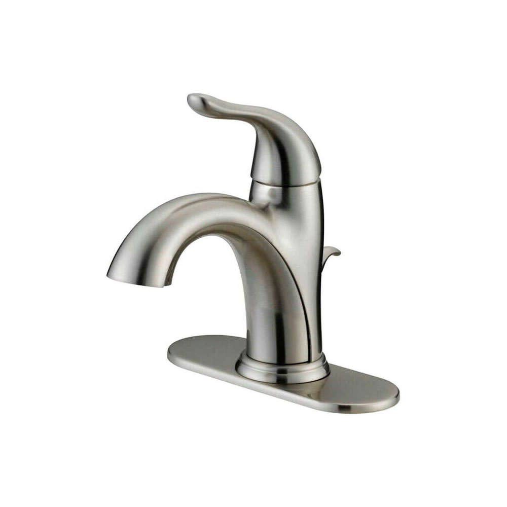 Oakbrook Bathroom Sink Faucet One Handle Brushed Nickel - Flockneti