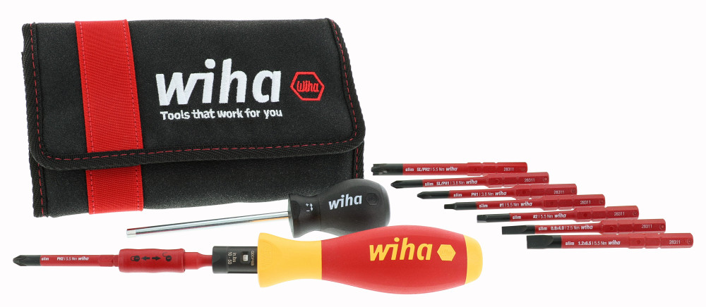 Wiha Insulated Handles SlimLine Blade Set 11pc - Flockneti