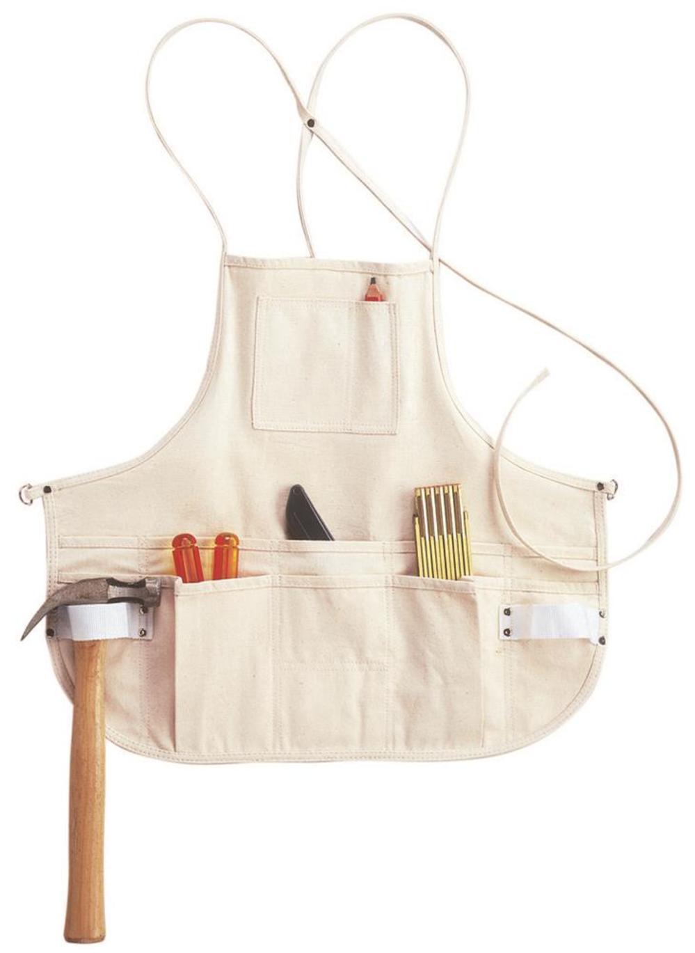 CLC 12 Pocket Canvas Bib Apron - Flockneti