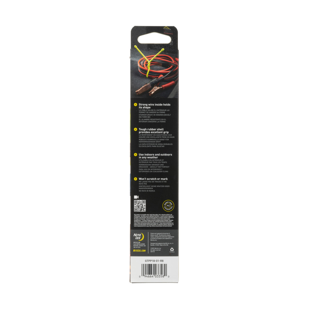 Nite Ize Gear Tie ProPack 18″ 6pk Black - Flockneti