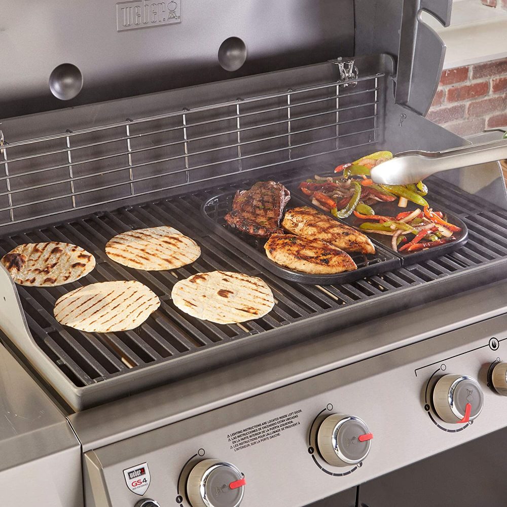 Weber Cast Iron Grill and Griddle Station - Flockneti
