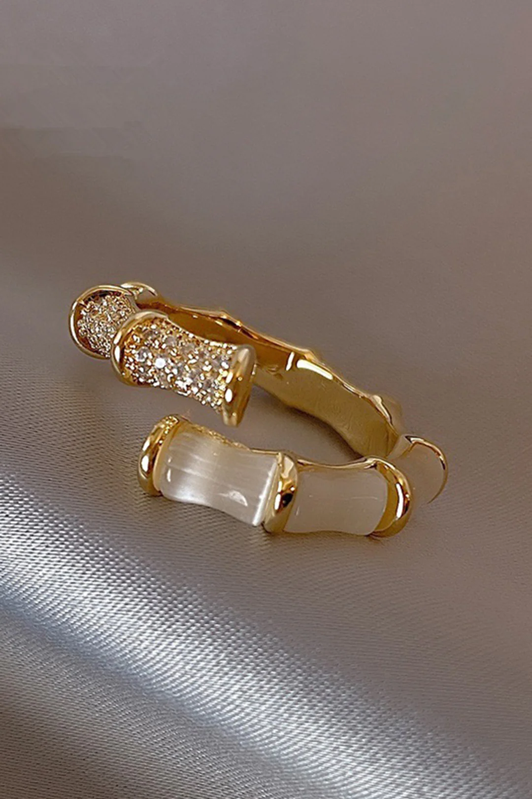Bamboo Joint Design Ring - Flockneti