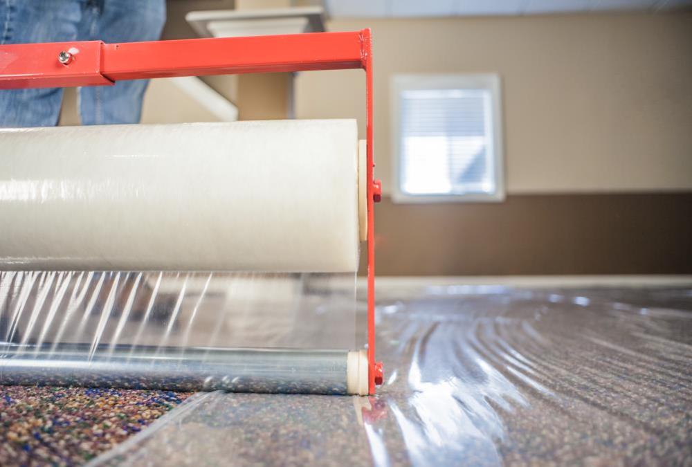 Surface Shield Carpet Shield Self Adhesive Film 48 In. x 500 Ft Roll - Flockneti