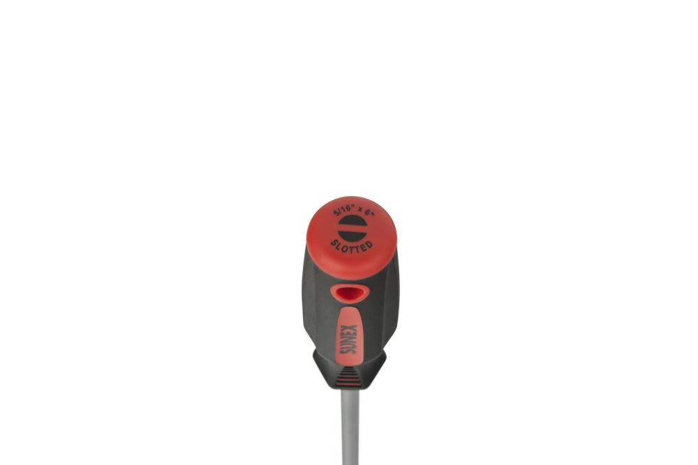 Sunex 5/16 In. x 6 In. Slotted Screwdriver with Bolster - Flockneti